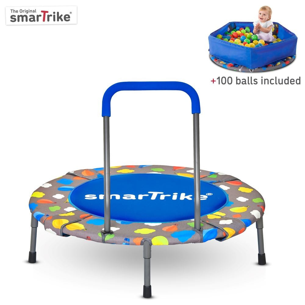 SMART TRIKE TRAMPOLIN PLEGABLE CON PISCINA DE BOLAS 3 EN 1 Poppy s