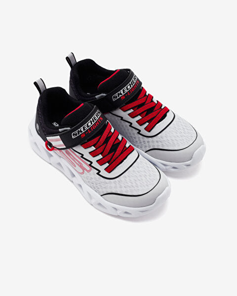 SKECHERS NIÑO ZAPATILLA TWISTY BRIGHTS 2.0 WHITE/BLACK/RED