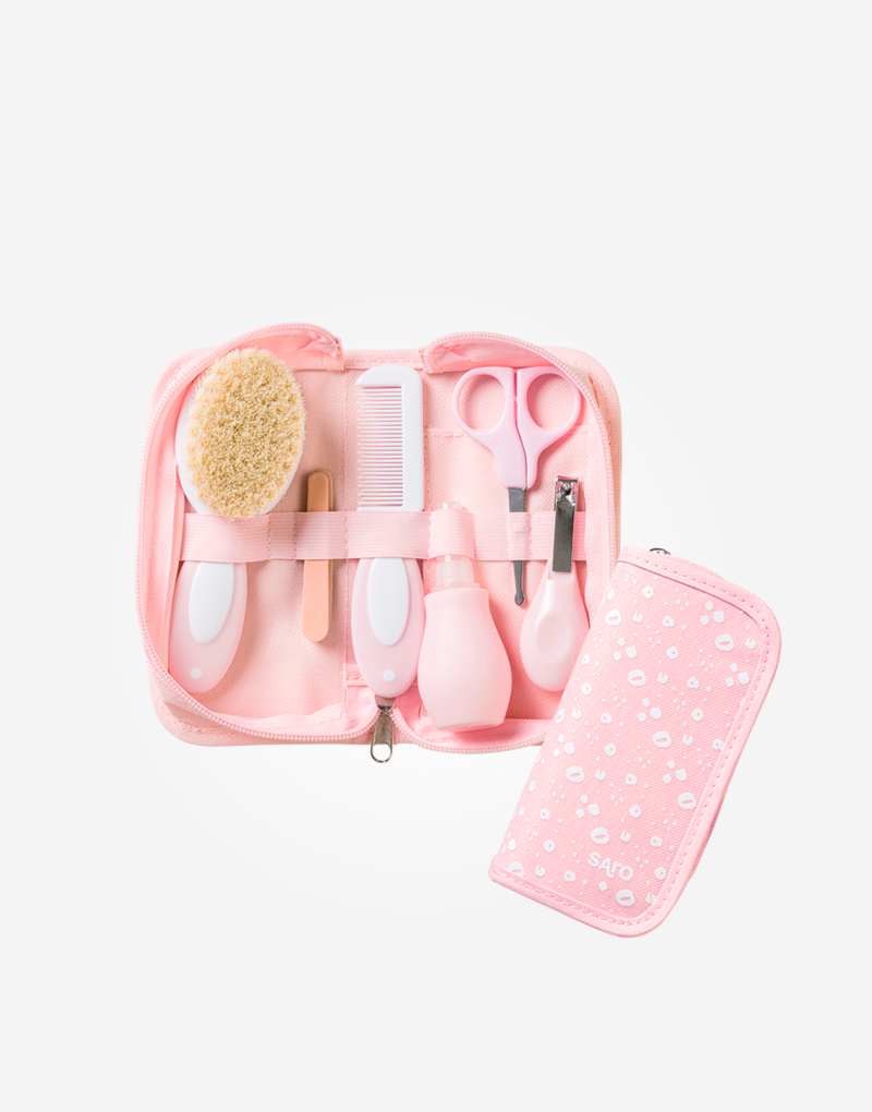 SARO KIT DE HIGIENE PARA BEBÉ ROSA