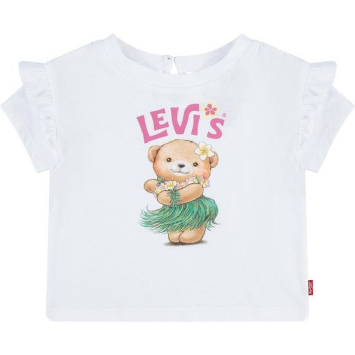 LEVIS BEBE NIÑA TSHIRT BRIGHT WHITE