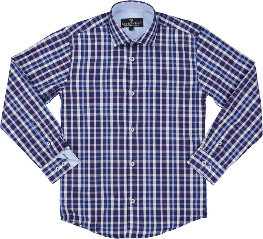 LEO & ZACHARY NIÑO CAMISA NAVY