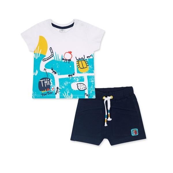 TUC TUC NIÑO CONJ. DE SHORT AZUL MARINO T CRITTERS