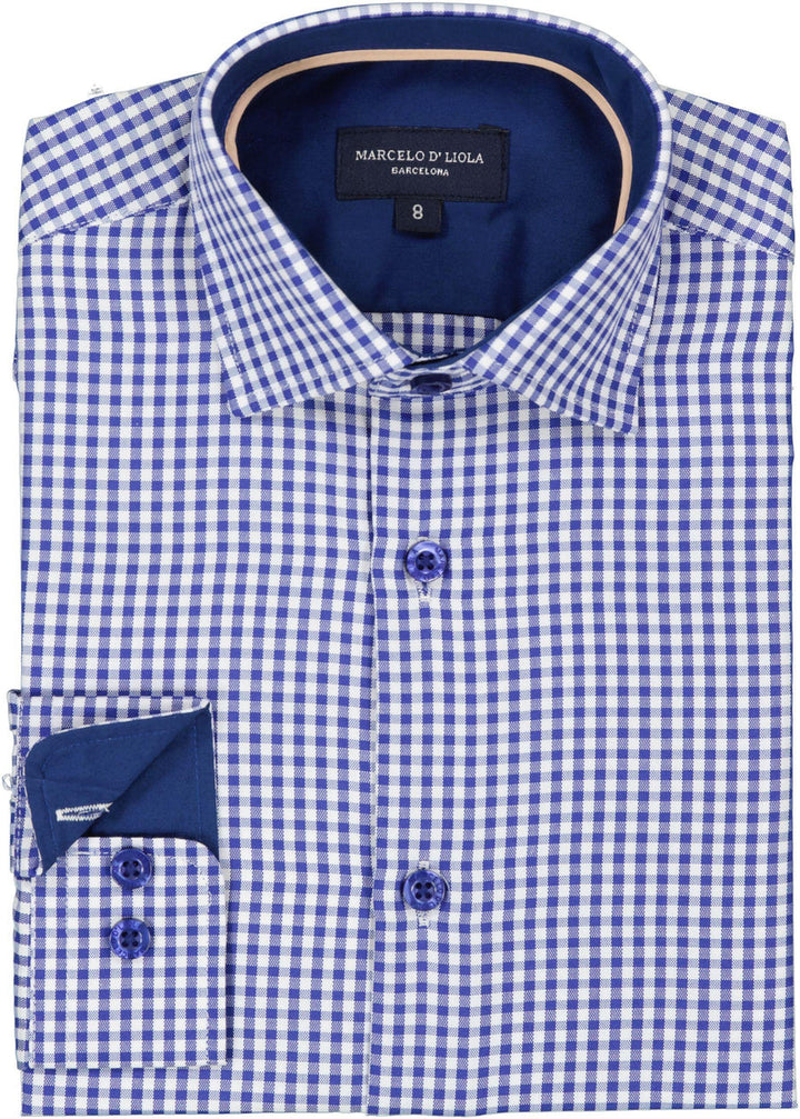 LEO & ZACHARY NIÑO CAMISA ROYAL