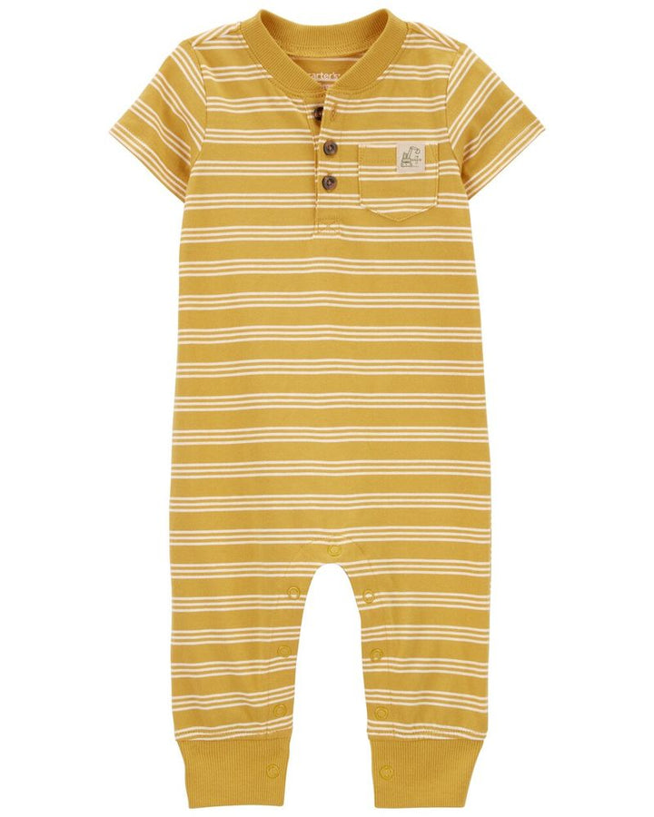 CARTERS BEBE NIÑO PIJAMA GOLD STRIPE