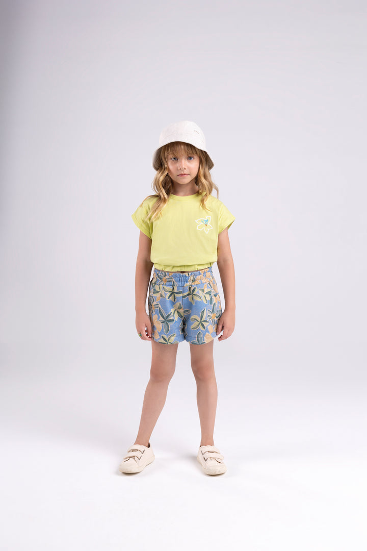 BUGBEE NIÑA CONJ. DE SHORT LIME CREAM