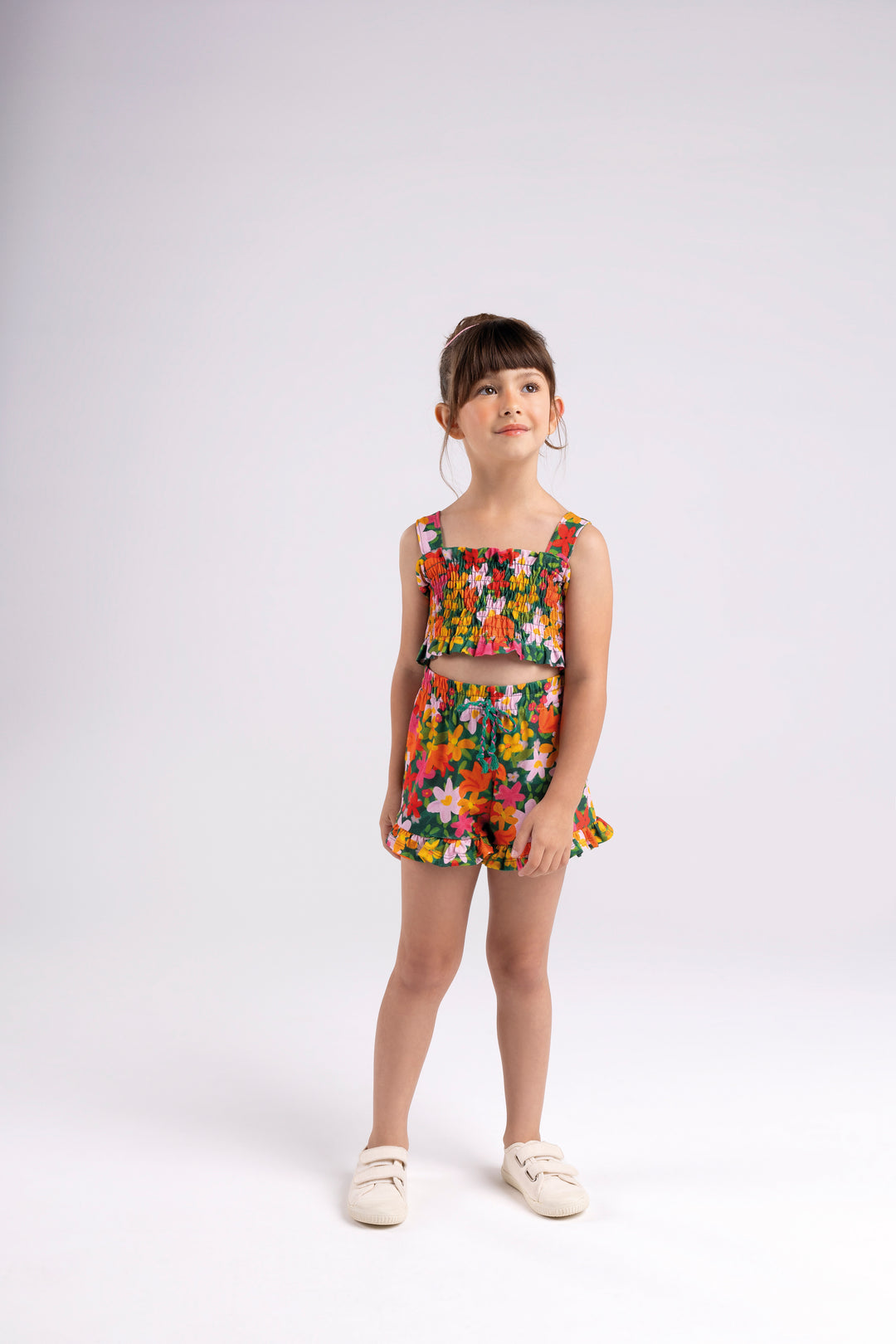 BUGBEE NIÑA CONJ. DE SHORT FLORAL