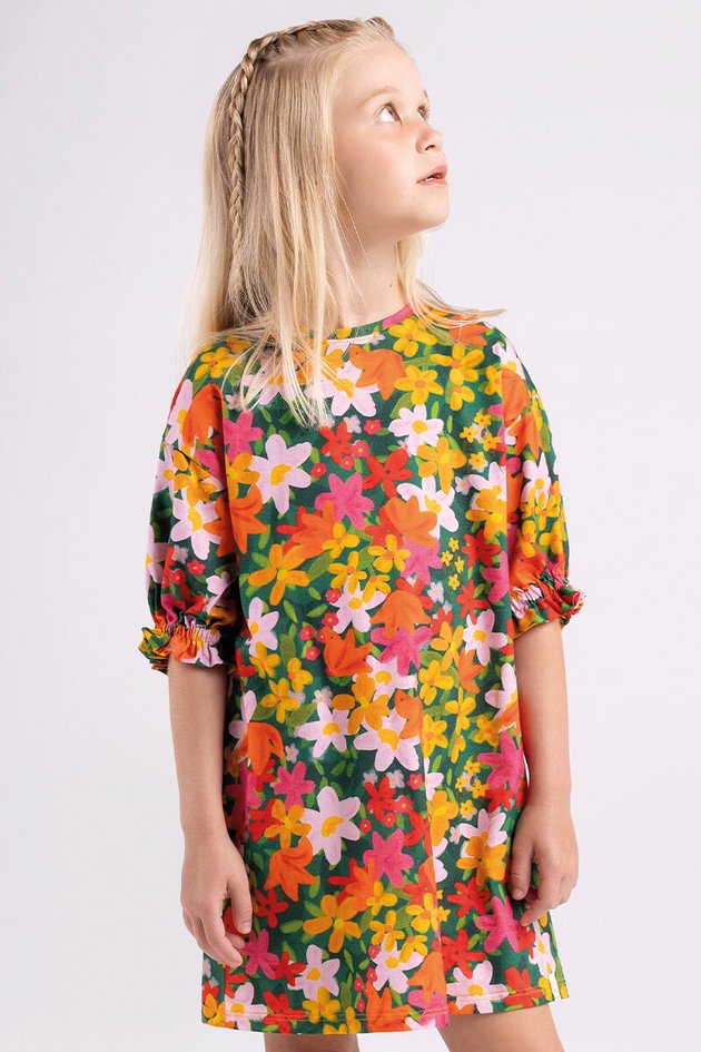 BUGBEE NIÑA VESTIDO FLORAL