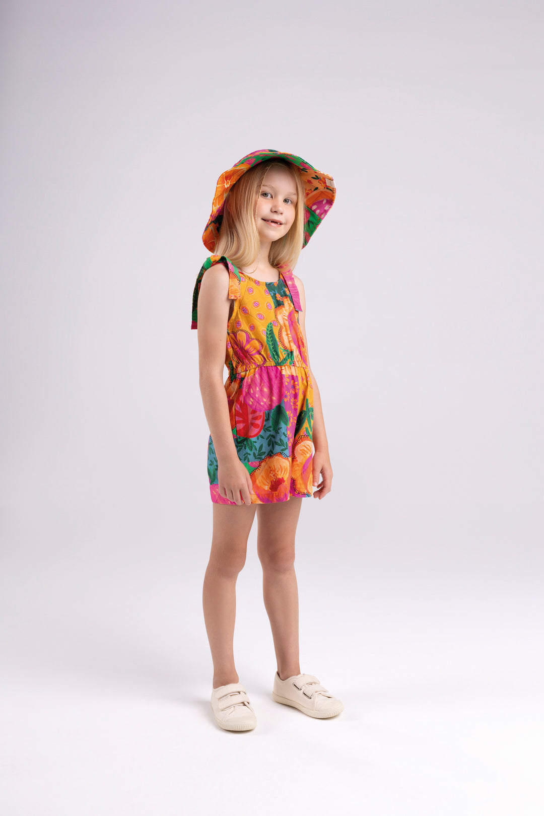 BUGBEE NIÑA ROMPER PATCHWORK