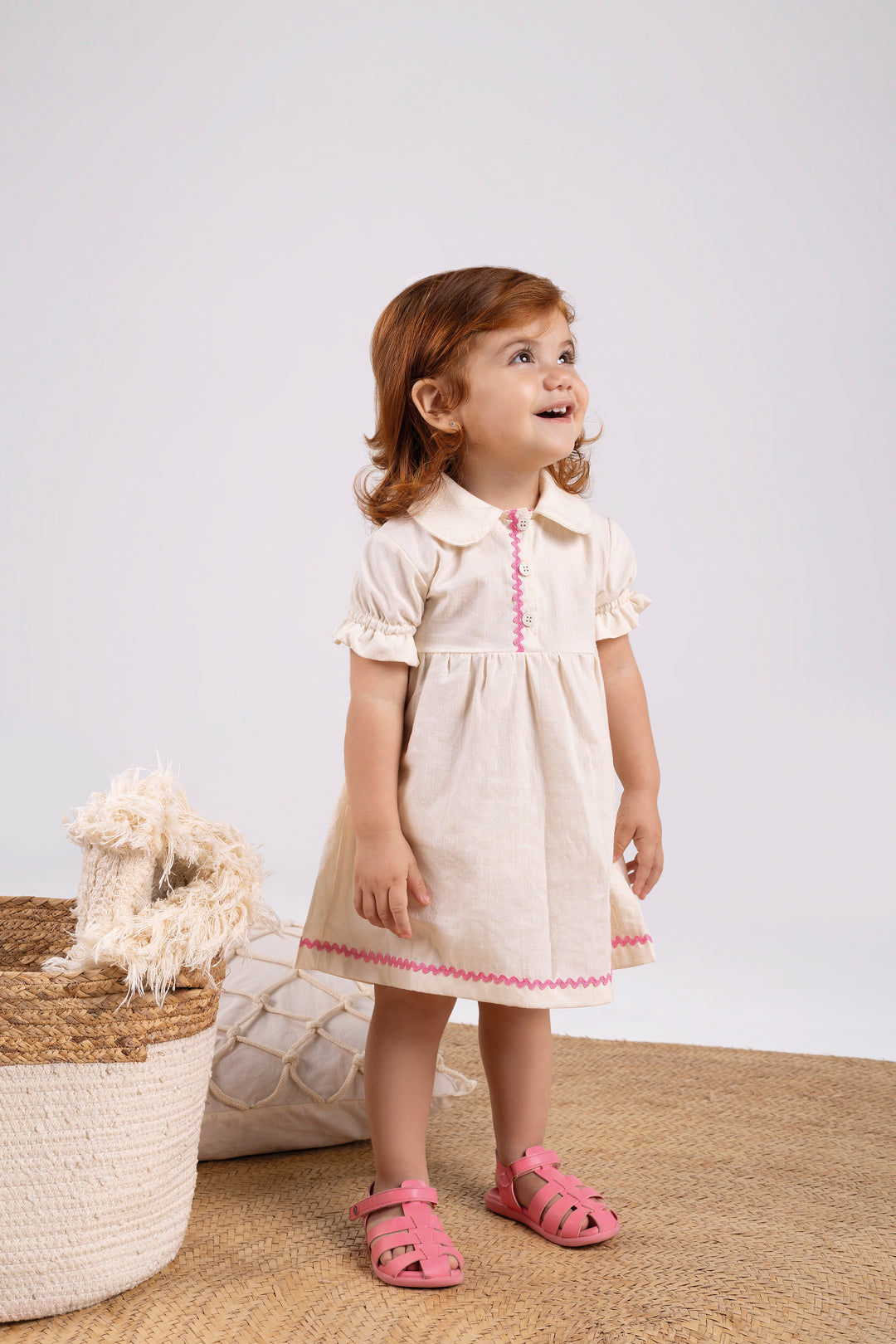 BUGBEE BEBE NIÑA VESTIDO ROSY