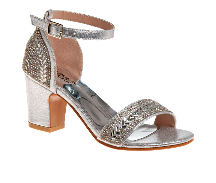 BADGLEY MISCHKA NIÑA SANDALIA SILVER