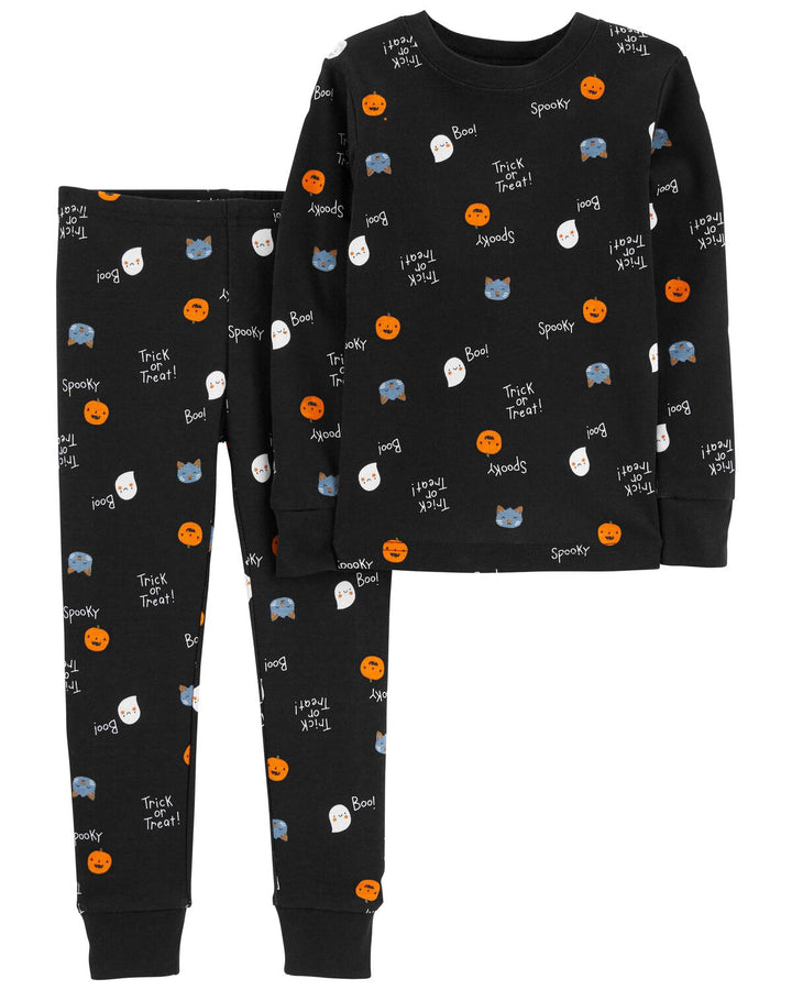 CARTERS BEBE NIÑO PIJAMA BLACK TRICK 2PK