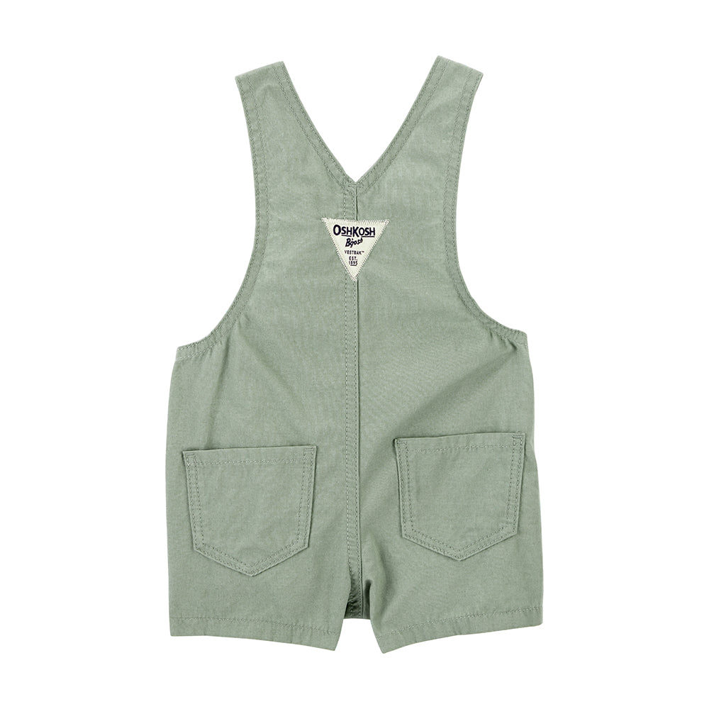 OSHKOSH BEBE NIÑA OVEROL SHORT GREEN