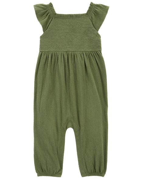 CARTERS BEBE NIÑA OVEROL OLIVE SOLID