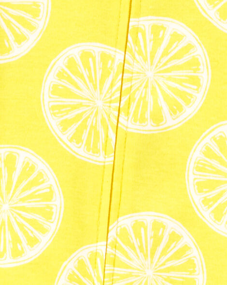 CARTERS BEBE NIÑA PIJAMA YELLOW LEMON