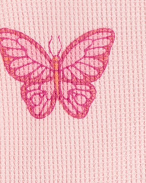 CARTERS BEBE NIÑA PIJAMA PINK BUTTERFLY PRINT