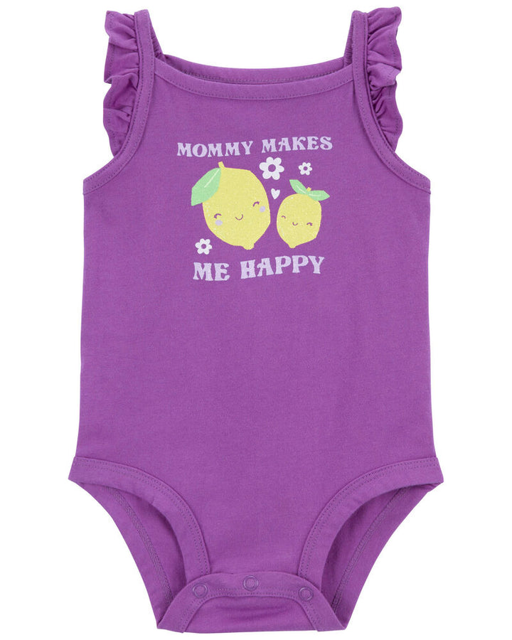 CARTERS BEBE NIÑA BODY PURPLE MOMMY