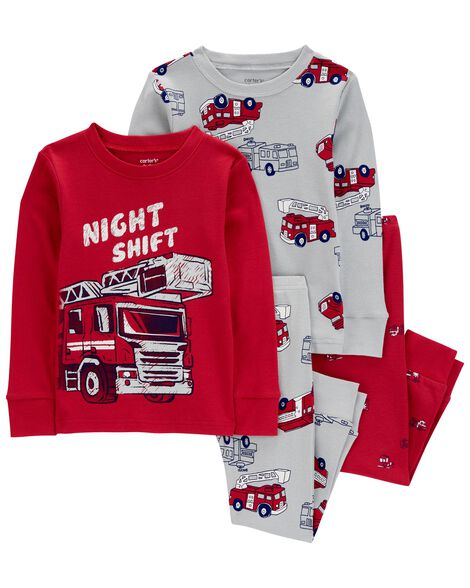 CARTERS NIÑO PIJAMA COTTON 4PK