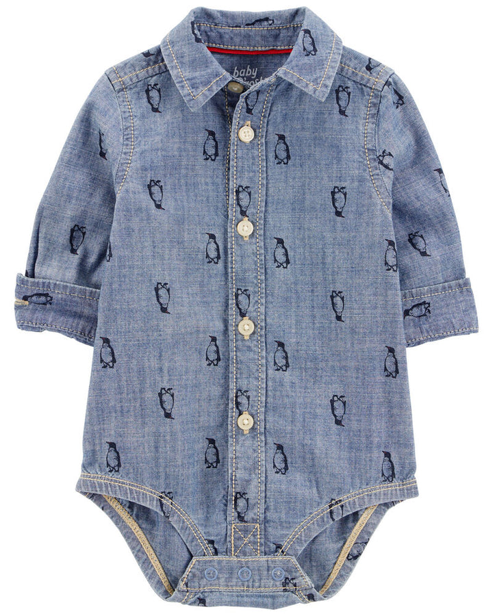 OSHKOSH BEBE NIÑO BODY CHAMBRAY