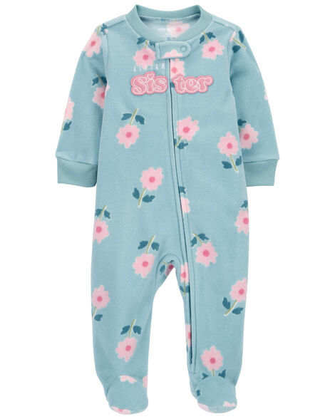 CARTERS BEBE NIÑA PIJAMA MICROFLEECE