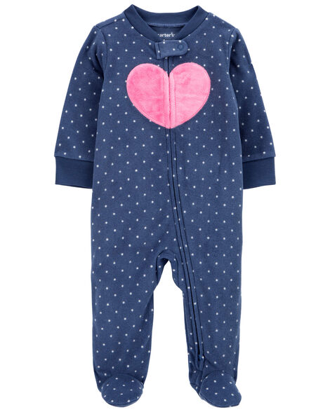 CARTERS BEBE NIÑA PIJAMA MICROFLEECE