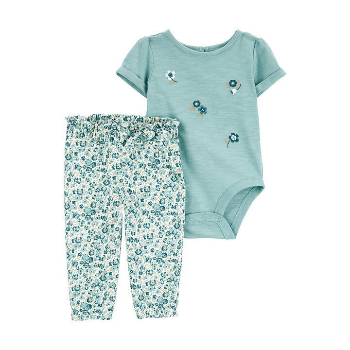 CARTERS BEBE NIÑA CONJ. DE PANTALON