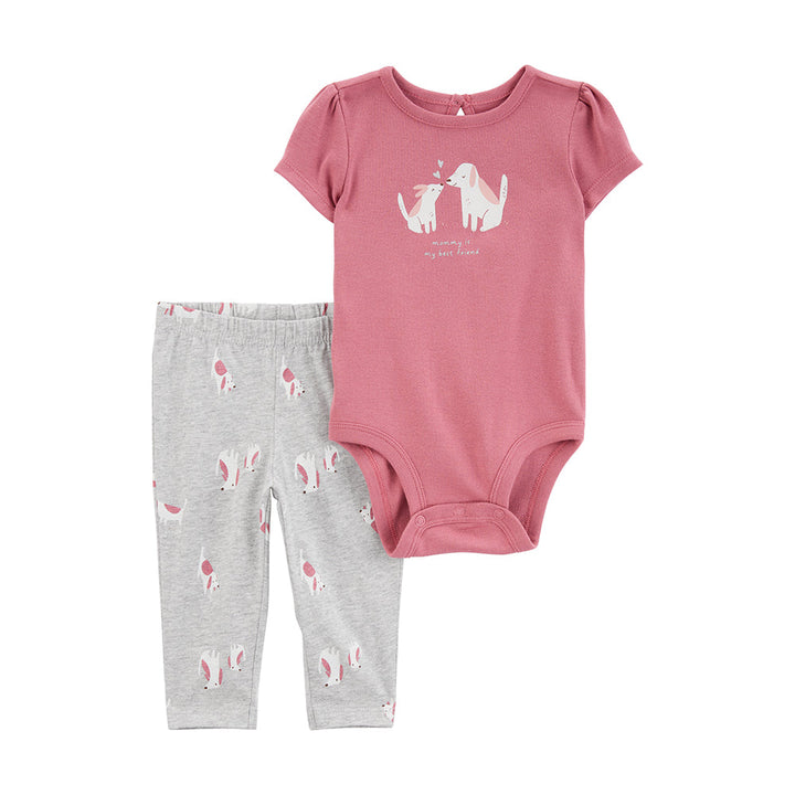 CARTERS BEBE NIÑA CONJ. DE PANTALON