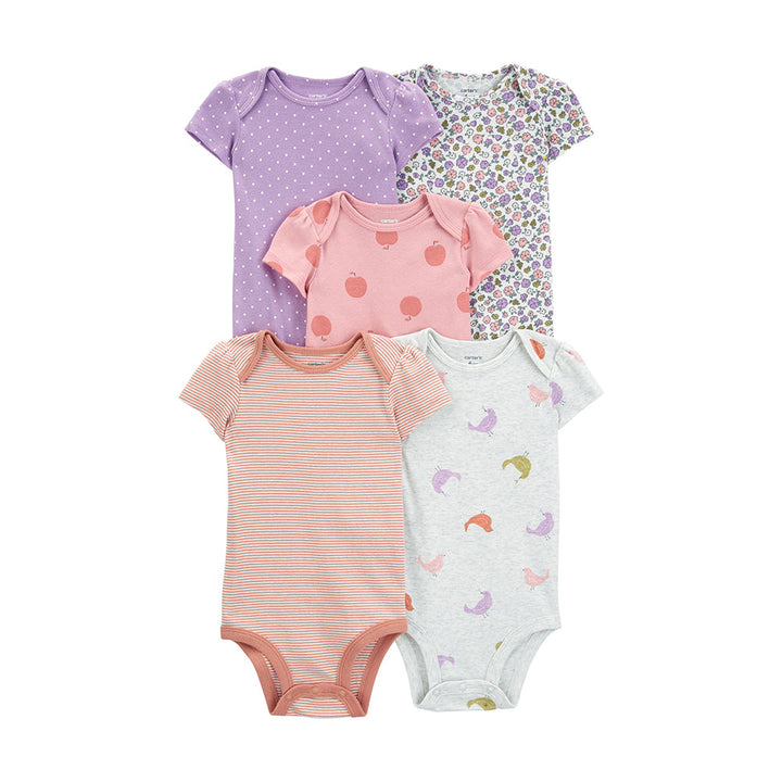 CARTERS BEBE NIÑA BODY 5PK