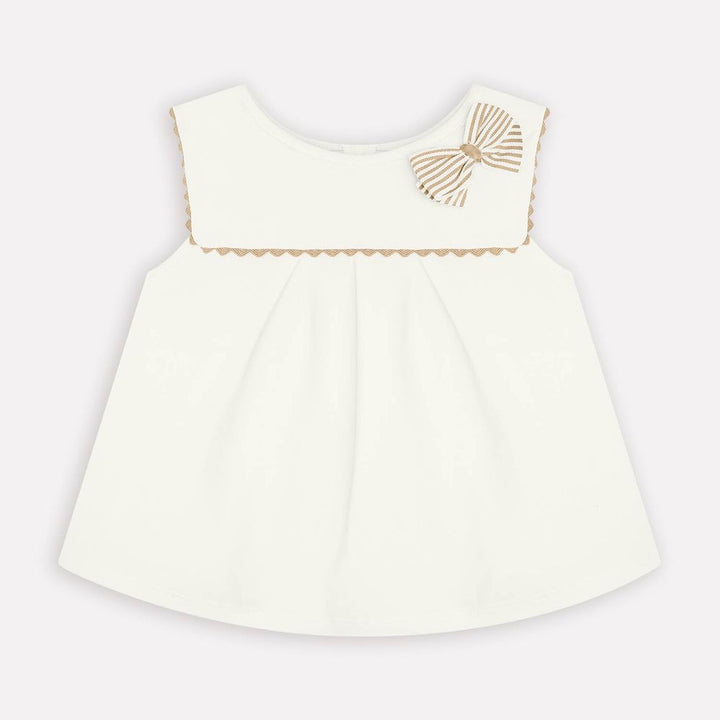 MILON BEBE NIÑA CONJ. DE SHORT BEIGE