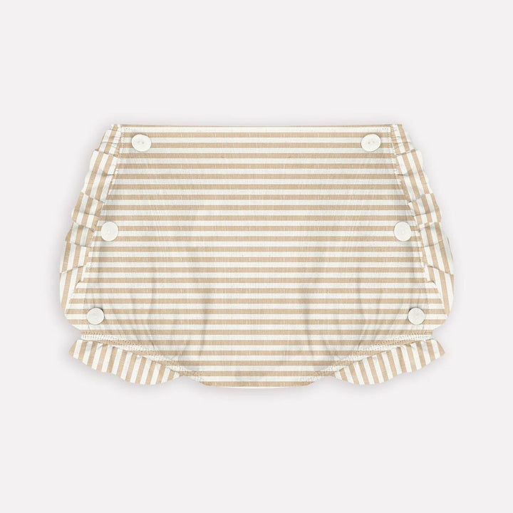 MILON BEBE NIÑA CONJ. DE SHORT BEIGE