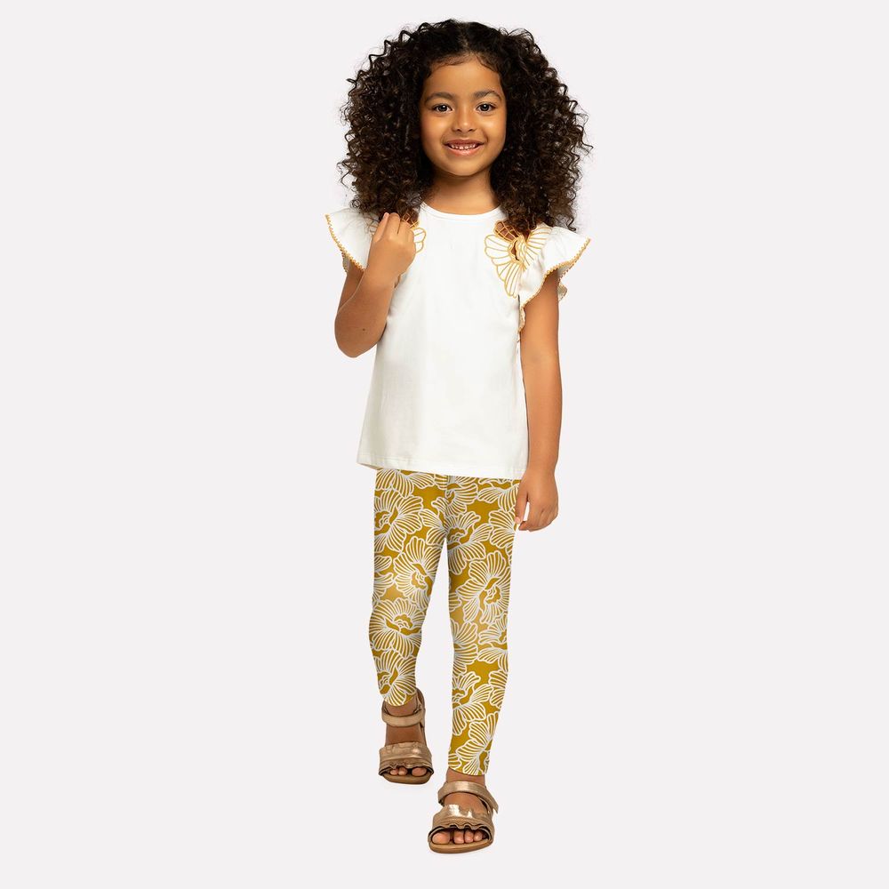 MILON NIÑA CONJ. DE PANTALON BEIGE