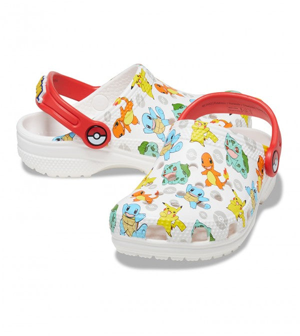 CROCS NI O CHANCLETA CLASSIC POKEMON CLOG T WHI MLTI Poppy s