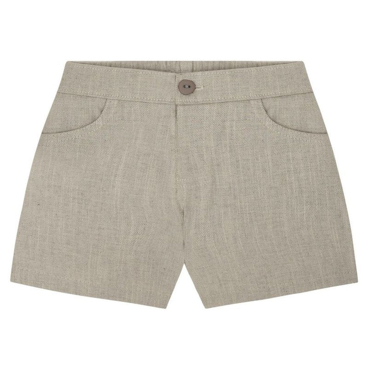 MILON BEBE NIÑO CONJ. DE SHORT BLANCO