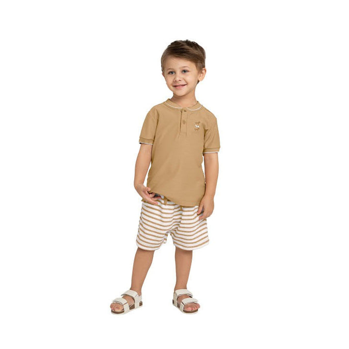 MILON NIÑO CONJ. DE SHORT KHAKI