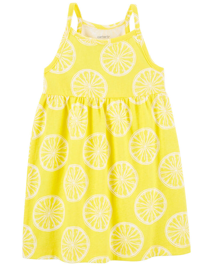 CARTERS NIÑA VESTIDO YELLOW LEMON EKD