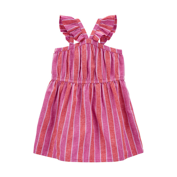 CARTERS NIÑA VESTIDO STRIPE LINEN