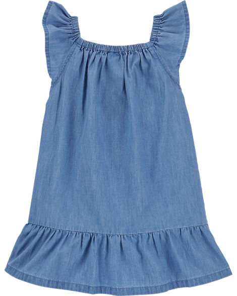 CARTERS NIÑA VESTIDO CHAMBRAY