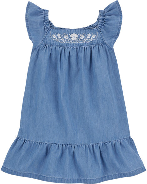 CARTERS NIÑA VESTIDO CHAMBRAY