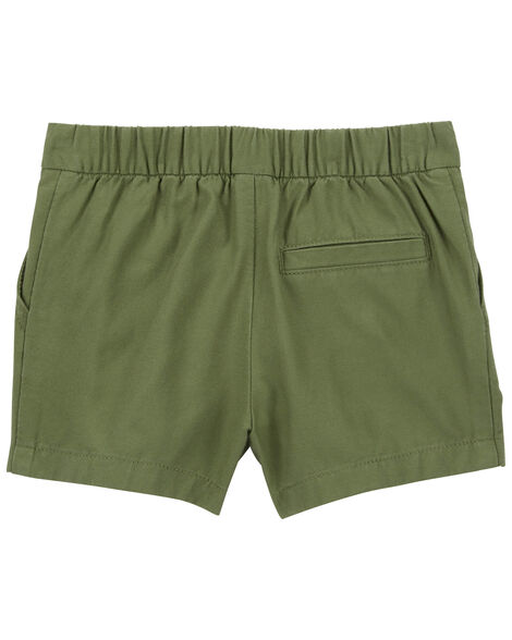 CARTERS NIÑA SHORT GREEN TWILL