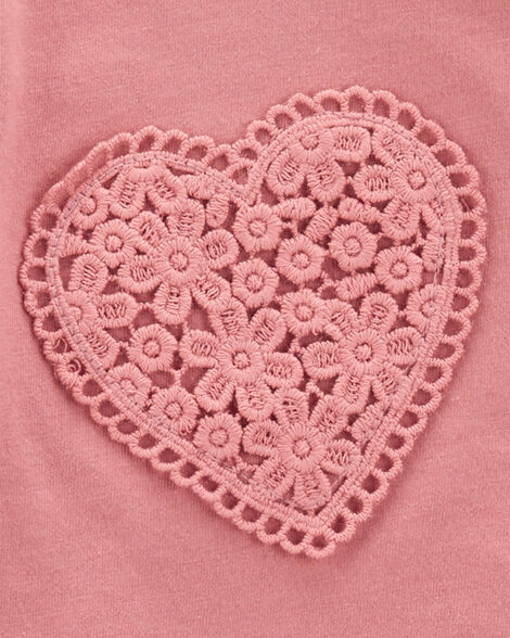 CARTERS NIÑA TSHIRT PINK HEART