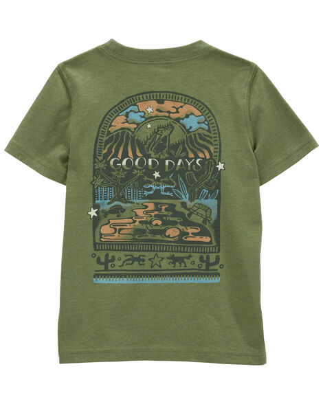 CARTERS NIÑO TSHIRT GREEN GOOD DAYS TEE