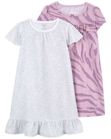 CARTERS NIÑA PIJAMA PURPLE/GREY ZEBRA