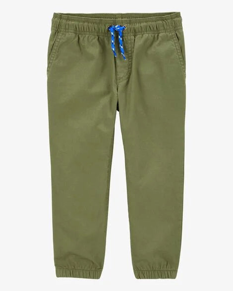 CARTERS NIÑO PANTALON OLIVE LINED