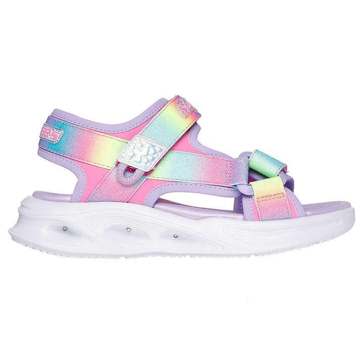 SKECHERS NIÑA SANDALIA SOLA GLOW SANDAL RAINBOW RI