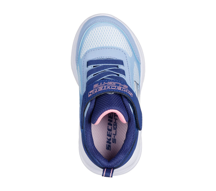 SKECHERS NIÑA ZAPATILLA SKECHERS SOLA GLOW NAVY/LIGHT BLUE