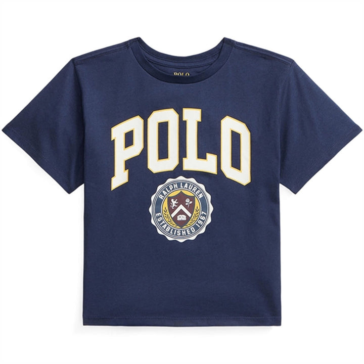 RALPH LAUREN NIÑA TSHIRT VARSITY FRENCH NAVY