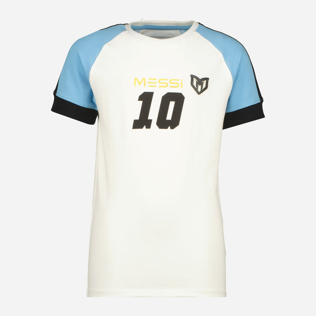 MESSI NIÑO TSHIRT CAMPEÓN REAL WHITE