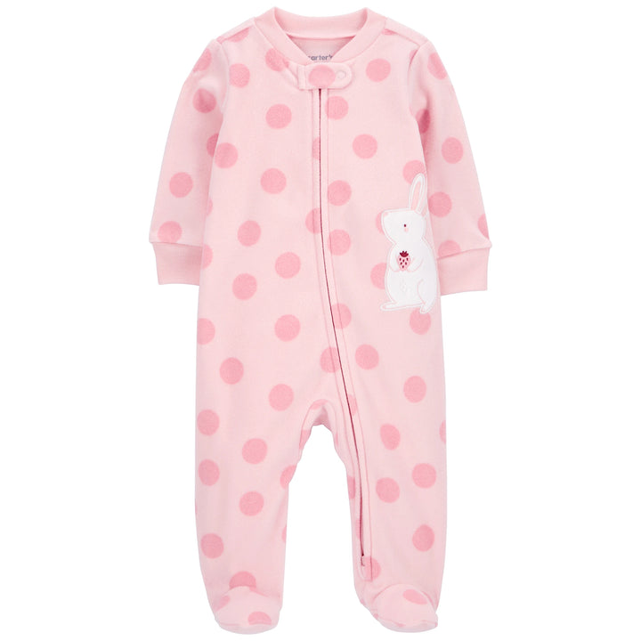 CARTERS BEBE NIÑA PIJAMA MICROFLEECE