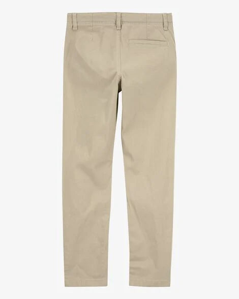 OSHKOSH NIÑO PANTALON FLAT FRONT KHAKI