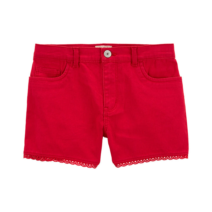 OSHKOSH NIÑA SHORT RED SHORT