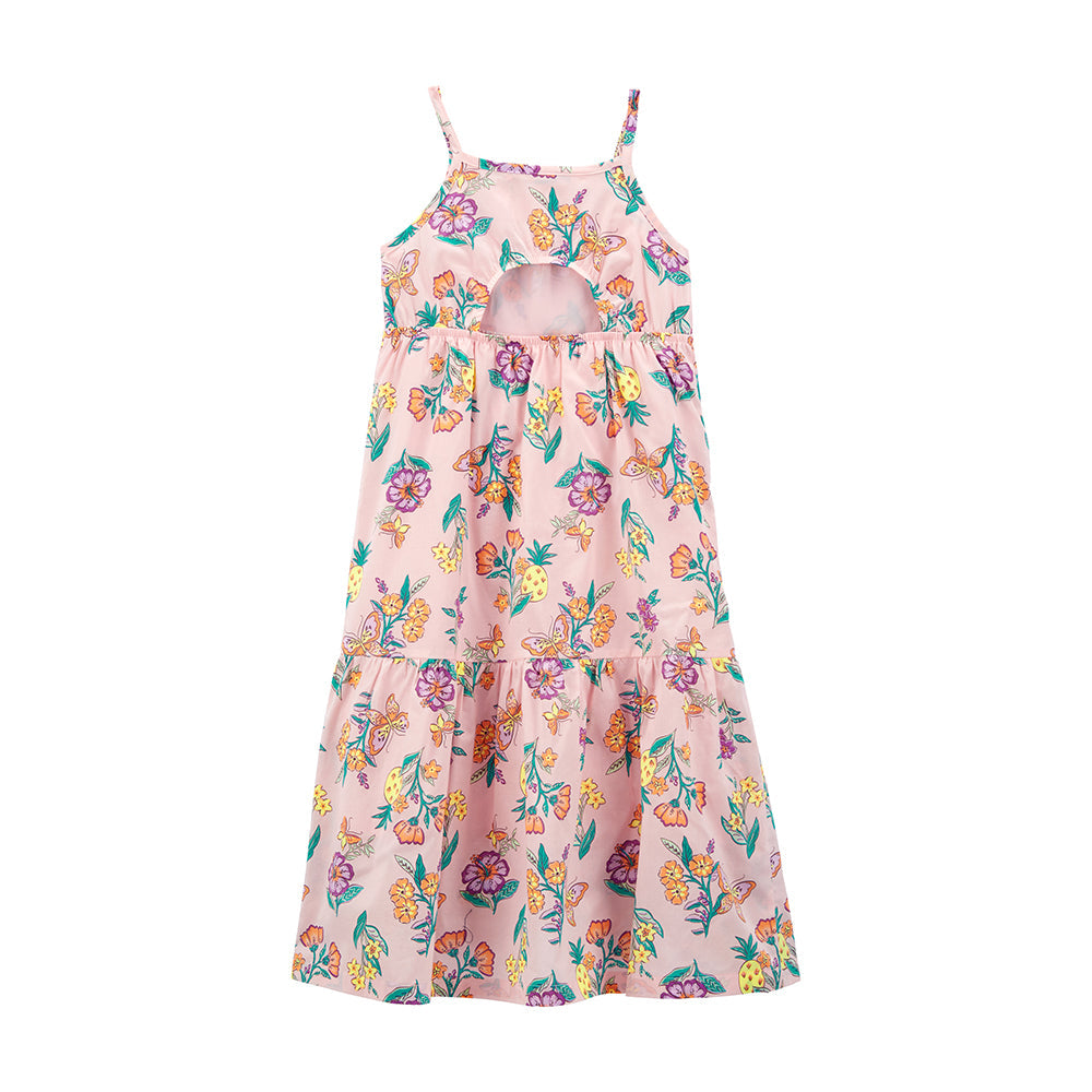 CARTERS NIÑA VESTIDO PNK FLRL LAWN MIDI